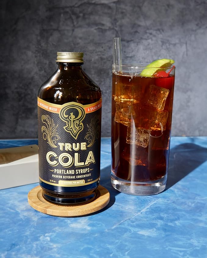 Portland Syrups True Cola – Premium Small-Batch for Cocktails, Mocktails, and Homemade Sodas – Made