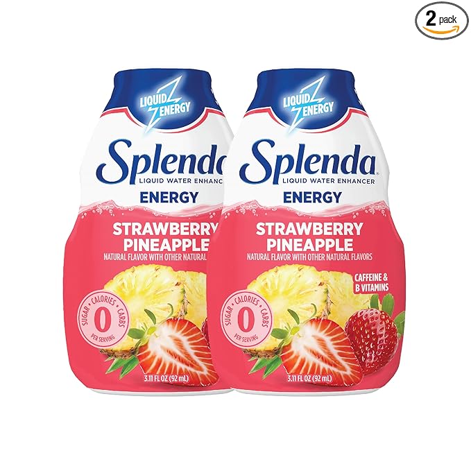 SPLENDA Energy Liquid Water Enhancer Drops, Sugar Free, Zero Calorie, Natural Flavor, Concentrated