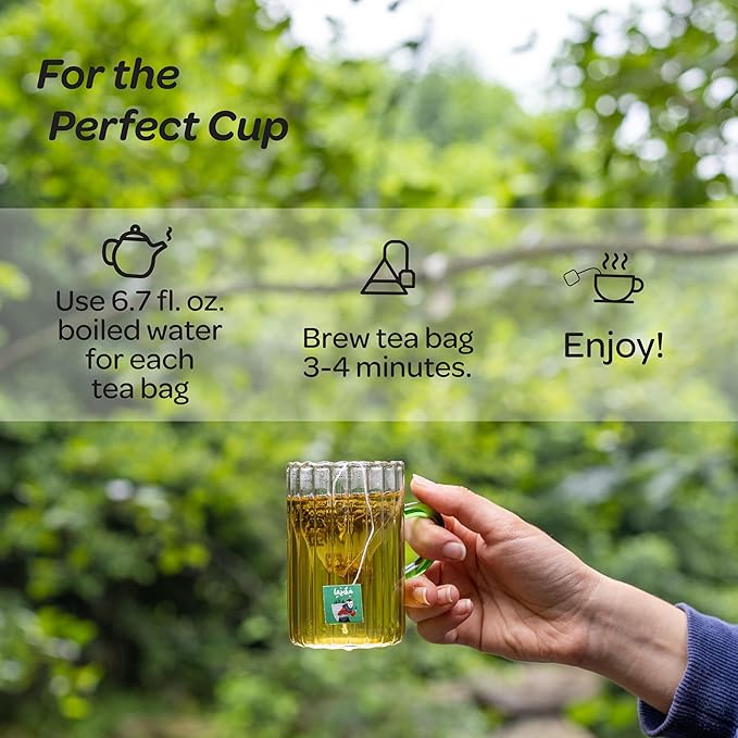 Lazika Green Tea Variety Pack with Lovely Presentation Box, 54 Counts, Green Tea Assortment Gift