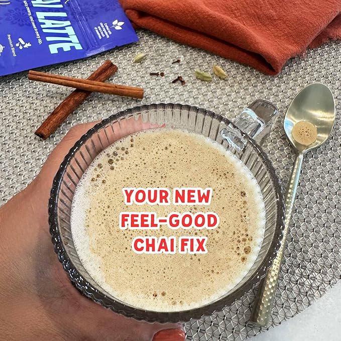 Global Grub Spiced Chai Latte Mix – Crafted with Mindful Ingredients – Effortless Instant Chai