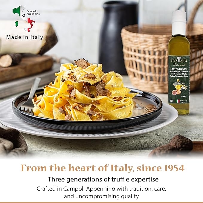 Diamante Italy White Truffle Extra Virgin Olive Oil - White Truffle (Tuber magnatum Pico) Gourmet