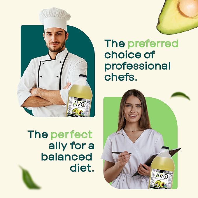 AVO NON GMO 100% Avocado Oil, 64 Fl-oz, NO Preservatives Added