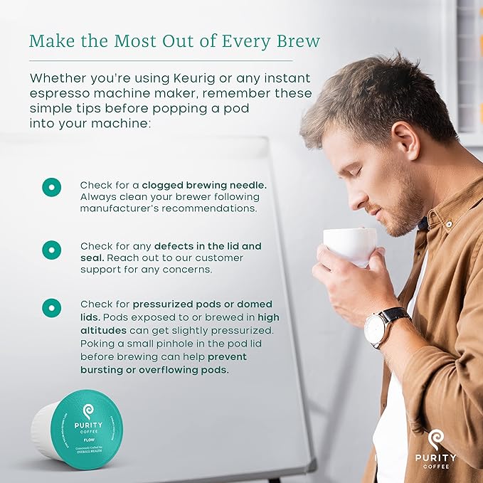 Purity Coffee FLOW Medium Roast Organic Coffee - USDA Certified Organic Specialty Grade Arabica