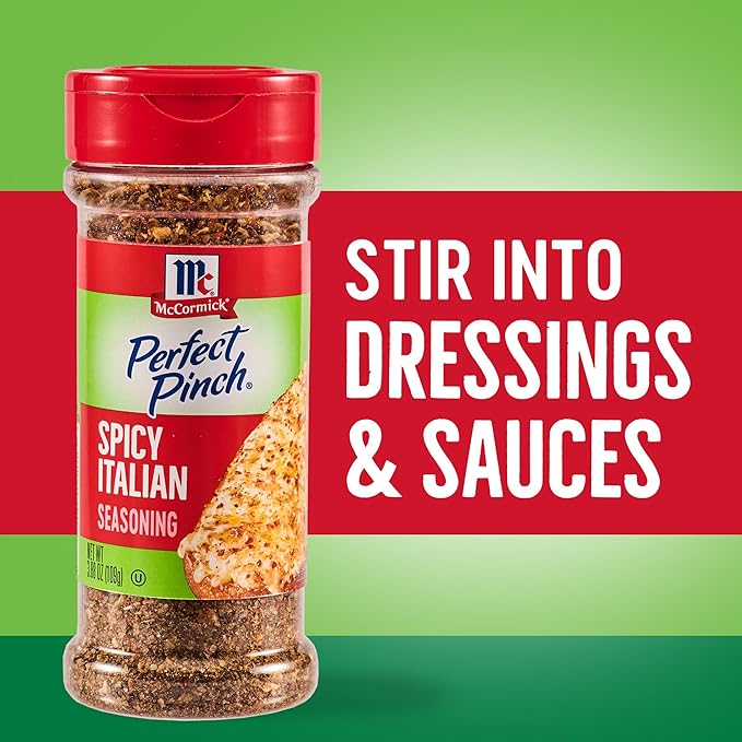 McCormick Perfect Pinch Seasoning, Spicy Italian, For Adding Italian Flavor with a Kick to Pizza