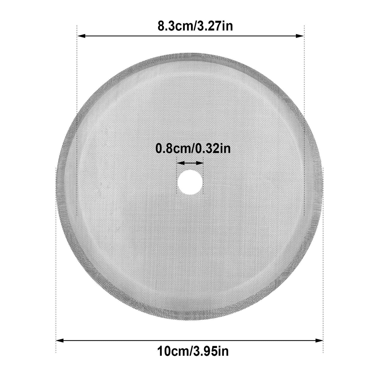 Boao 3 Packs French Press Replacement Cafetiere Filter Mesh Screen Coffee French Press Filters, 4