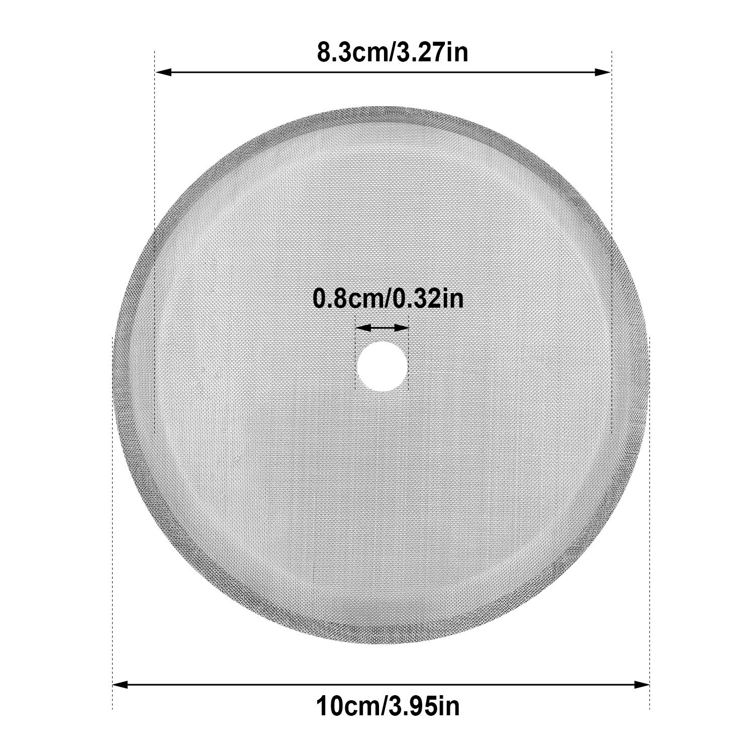 Boao 3 Packs French Press Replacement Cafetiere Filter Mesh Screen Coffee French Press Filters, 4