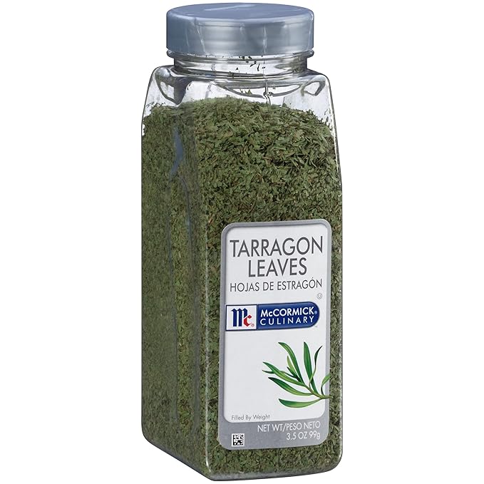 McCormick Culinary Dried Tarragon Leaves, 3.5 oz - One 3.5 Ounce Container of Tarragon Herb