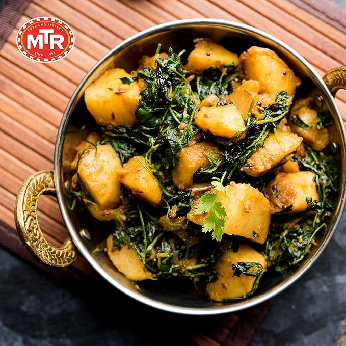 MTR - Alu Methi - Curried Potato with Fenugreek Leaves - Authentic Indian Ready To Eat Meal
