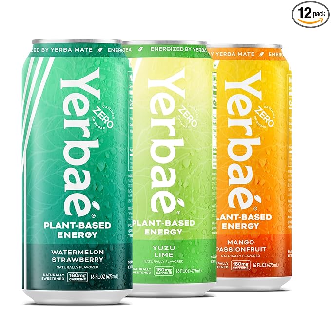 Yerbaé Variety Flex Pack, Functional Energy Drink - 0 Sugar, 0 Calories, 0 Carbs. Yerbae is