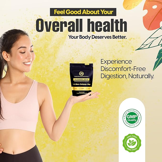 Lifecykel Mushroom Coffee – Arabica Blend with Lion’s Mane, Chaga Extract, Cordyceps & Kakadu Plum
