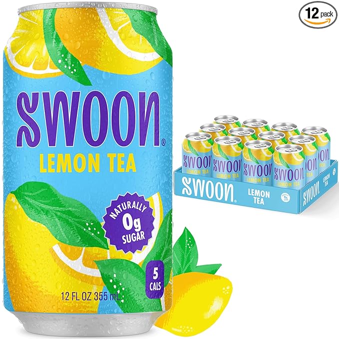 Swoon Lemon Tea - Sugar Free, Low Carb, Paleo-Friendly, Gluten Free - Flavored Keto Drinks Made