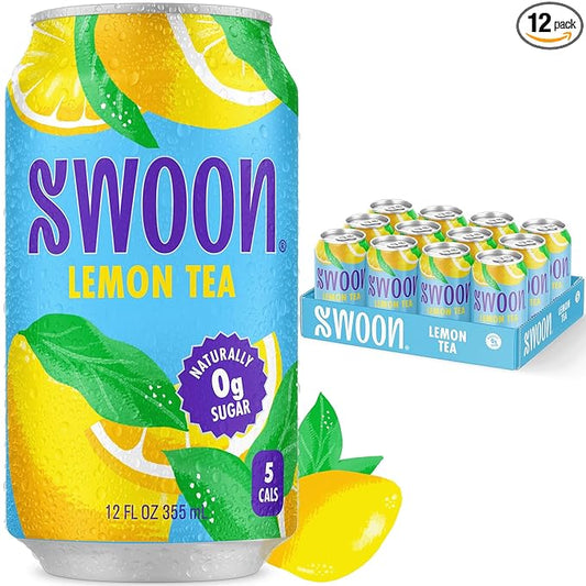 Swoon Lemon Tea - Sugar Free, Low Carb, Paleo-Friendly, Gluten Free - Flavored Keto Drinks Made