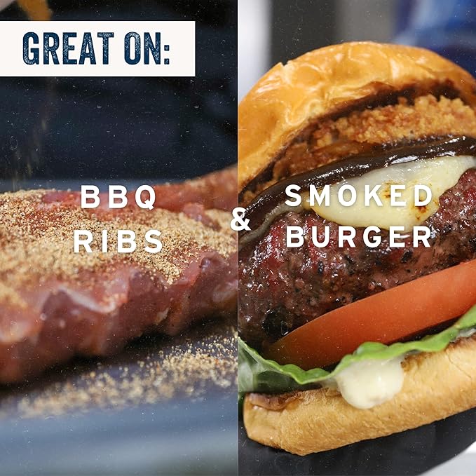 PS Seasoning Blue Ribbon Rib Rub- Sweet & Smoky Competition Style BBQ Seasoning for Smoking and