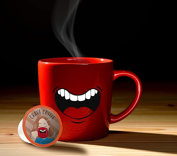 Crave Beverages Flavored Coffee Pods Sampler, Compatible with 2.0 K-Cup Brewers, Assorted Variety