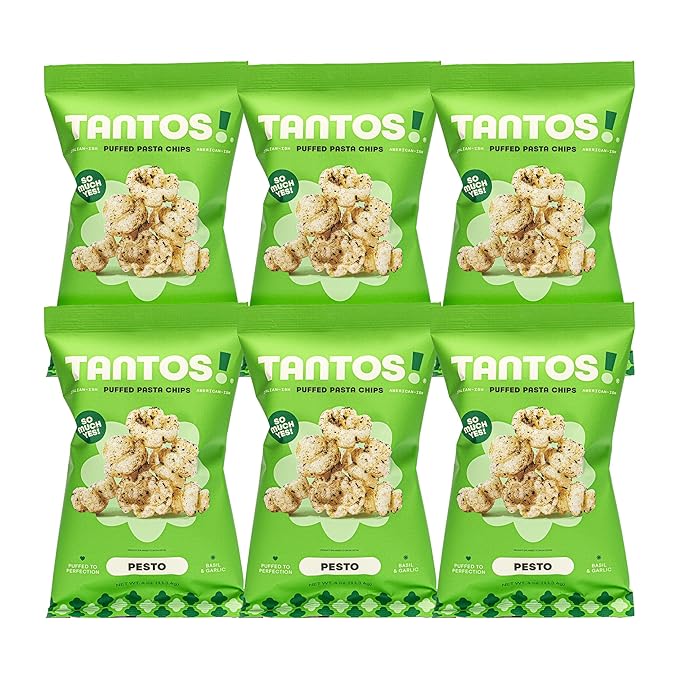 Tantos! Puffed Pasta Chips ??Healthy Pasta Snack by Top Chef Joe Sasto ??Plant-Based, Low Calorie