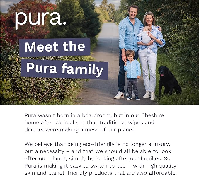 Pura Hypoallergenic Diapers, Size 1 (4-11 lbs), Newborn, Totally Chlorine Free, Wetness Indicator