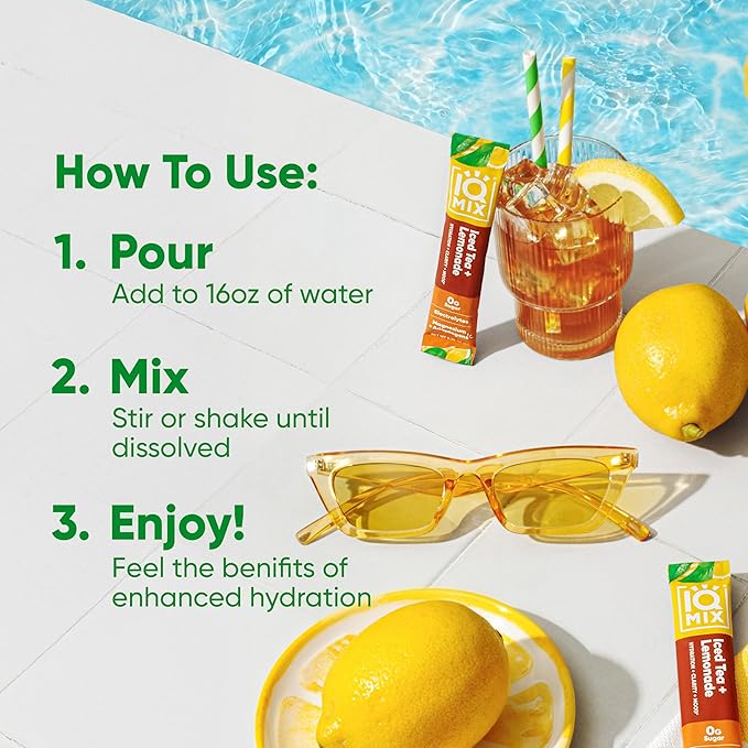 IQMIX Hydration Electrolyte Powder ??4-in-1 Formula for Hydration, Mental Clarity, Mood and