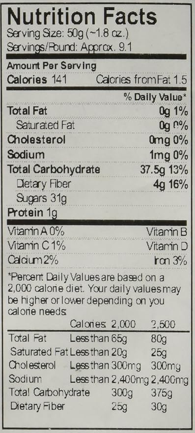Sincerely Nuts No Sugar Added Pitted Dried Dates, 2lb - Whole Fresh Unsweetened Dry Date Pieces