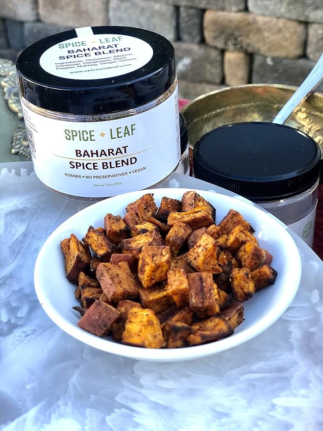 Premium Baharat Spice Blend by Spice + Leaf - Kosher, Vegan, Preservative Free Spice. Vegetarian