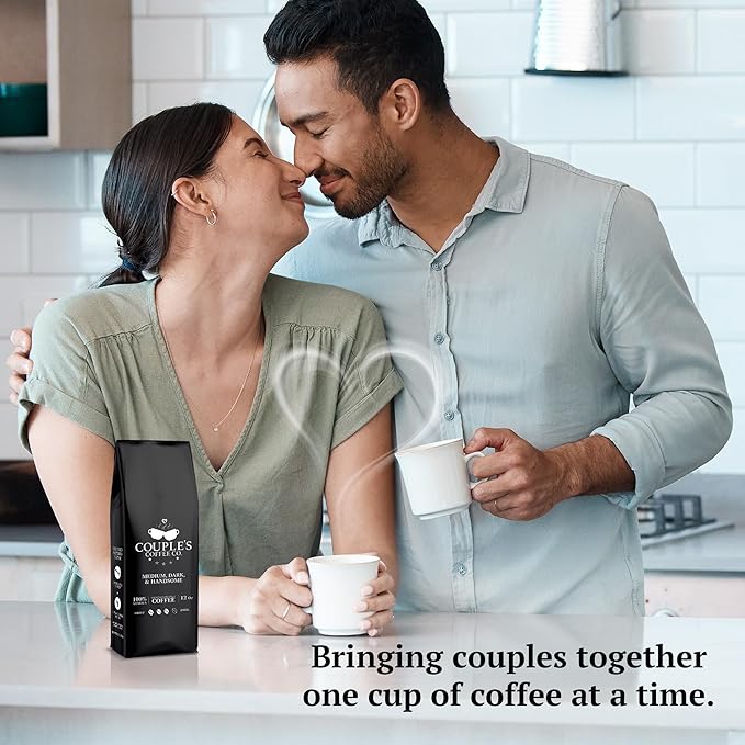 Couple?™s Coffee Ground Coffee | Gives Back to Military Families | Medium Dark and Handsome | A