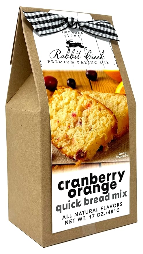 Rabbit Creek Cranberry Orange Quick Bread Mix ??Easy To Make Quick Bread Mix, Made in the USA