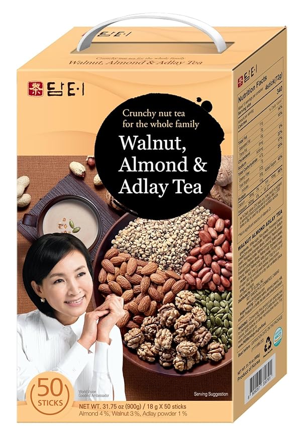 DAMTUH Walnut Almond Adlay Mixed Powder and Super 12 Grains Mixed Powder Misugaru Meal Replacement