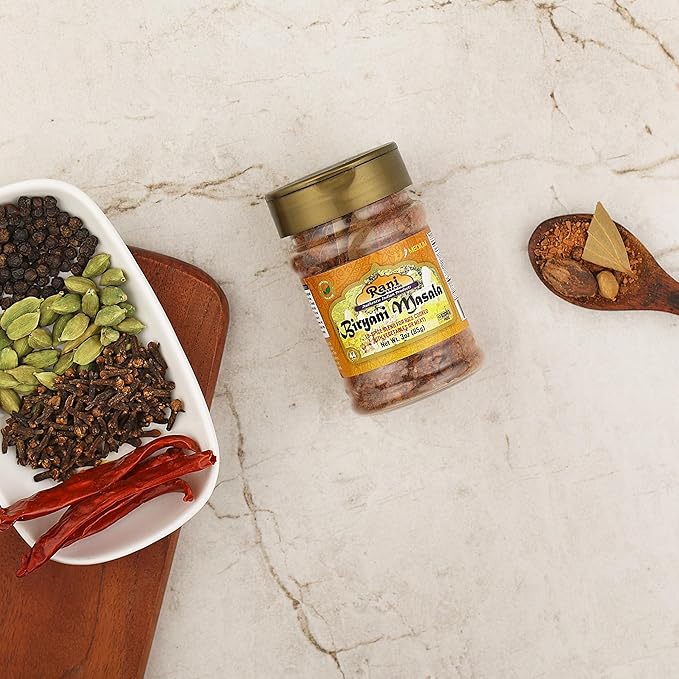 Rani Biryani Masala Curry (7-Spice Blend for Indian Rice Dishes, Pullao/Pilau) 3oz (85g) PET Jar ~
