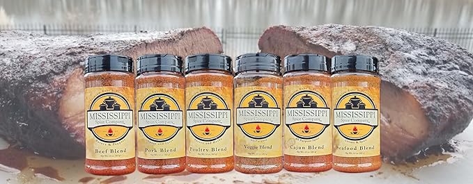 Mississippi Spice Company Premium Rubs and Seasonings, Beef, Savory & Peppery, 10 oz