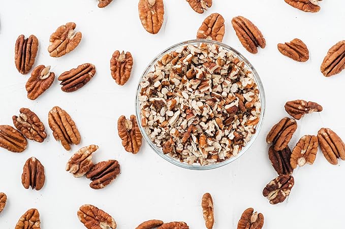 Shelled & Raw Chopped Georgia Pecans (2 Lbs) - Handpicked for Freshness & Quality - Bag of Southern