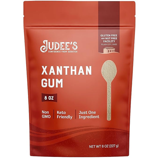 Judee's Gluten Free Xanthan Gum - 8 oz - Baking Supplies - Delicious and 100% Gluten-Free - Great