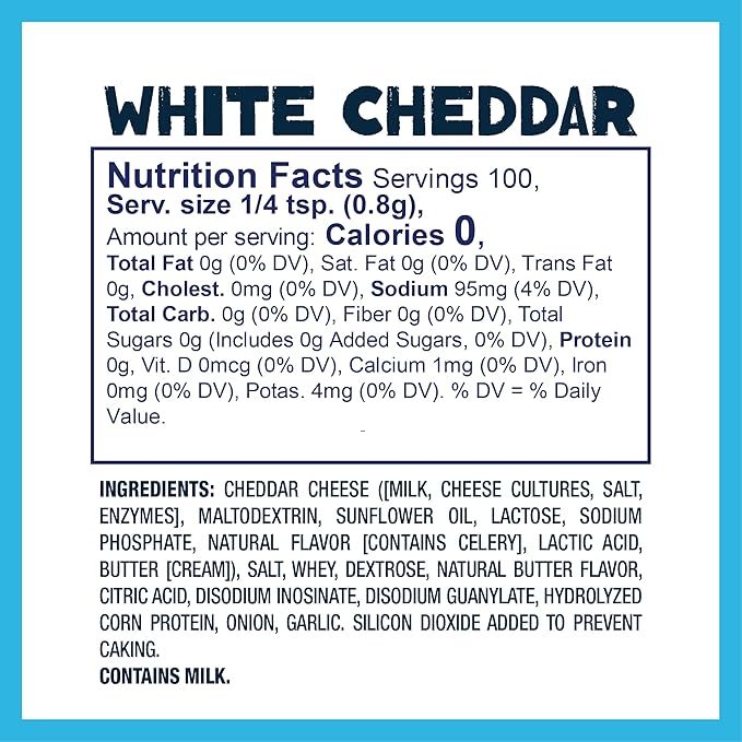 Kernel Season's Popcorn Seasoning, White Cheddar, 2.85 Ounce (Pack of 6)