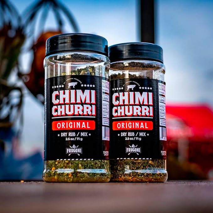 Al Frugoni- Chimichurri Combo- Original and Spicy- Rub, condiment,sauce and marinade (Chimi Churri