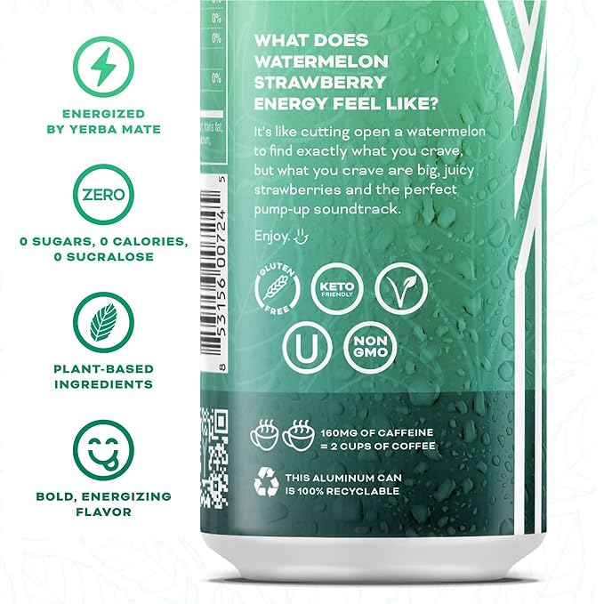 Yerbaé Variety Flex Pack, Functional Energy Drink - 0 Sugar, 0 Calories, 0 Carbs. Yerbae is