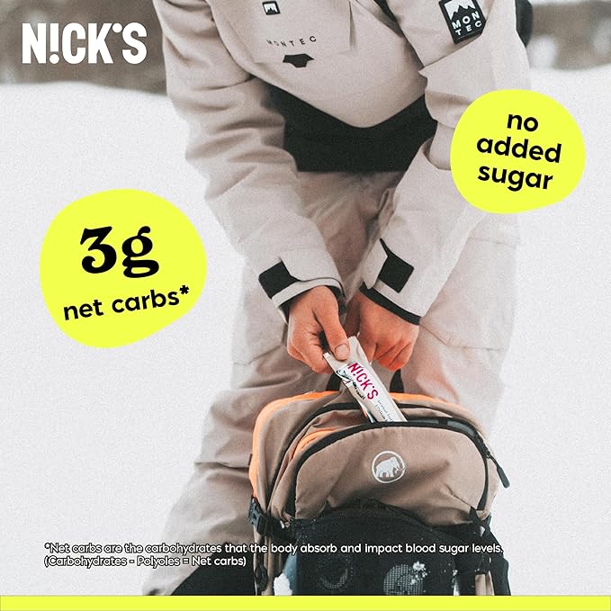 Nick?™s Chocolate Caramel Protein Bars ??12-Count Box | High Protein, Low Calories, Low Carbs, Keto
