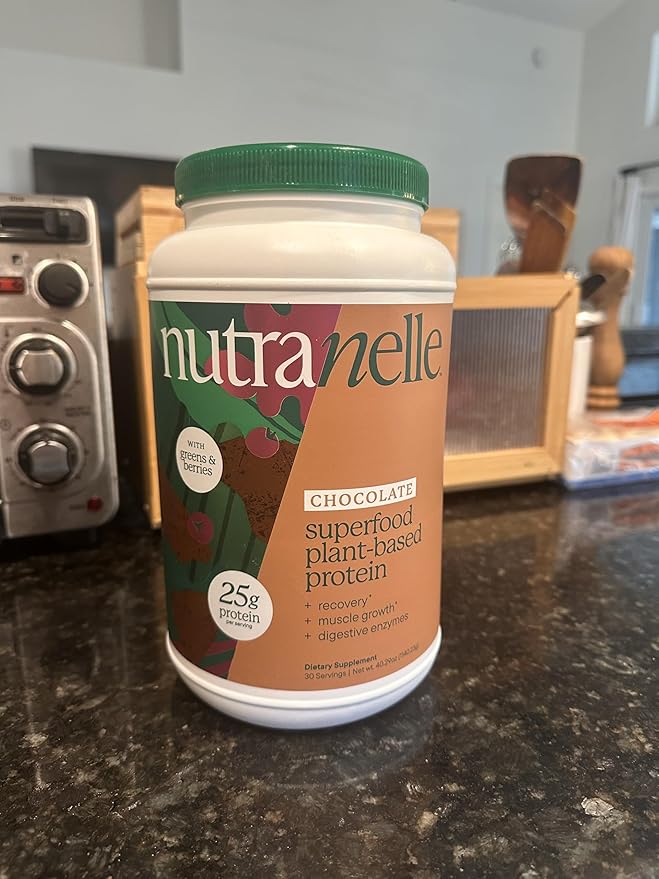 Nutranelle - Plant Based Protein Powder - 25 g Vegan Protein Powder with 30 Servings - Blended Rice