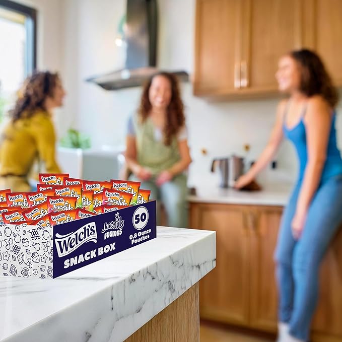 Welch's Fruit Snacks, Juicefuls Fusions, Assorted Fruit Flavor, Bulk Pack, Gluten Free, Natural