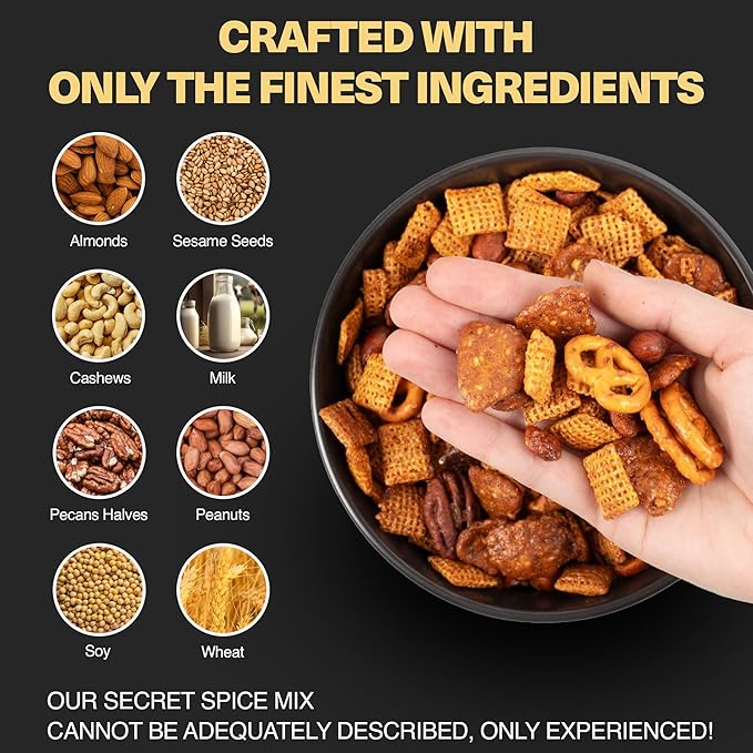 Wicked Mix Snack Mix with Mixed Nuts - Sweet and Salty Snacks Trail Mix Snack Packs with Almonds