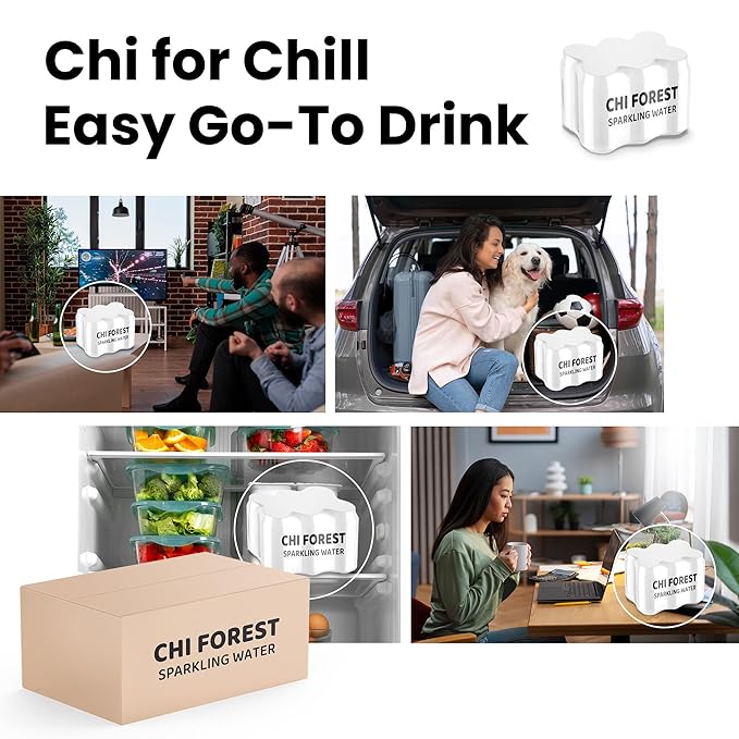 CHI FOREST White Peach Sparkling Water (11.16 oz* 24)
