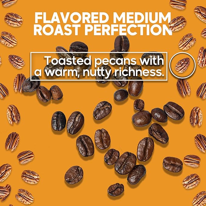 Sarasota Coffee Whole Bean Southern Texas Butter Pecan | Medium Roast Gourmet Flavored Coffee Beans