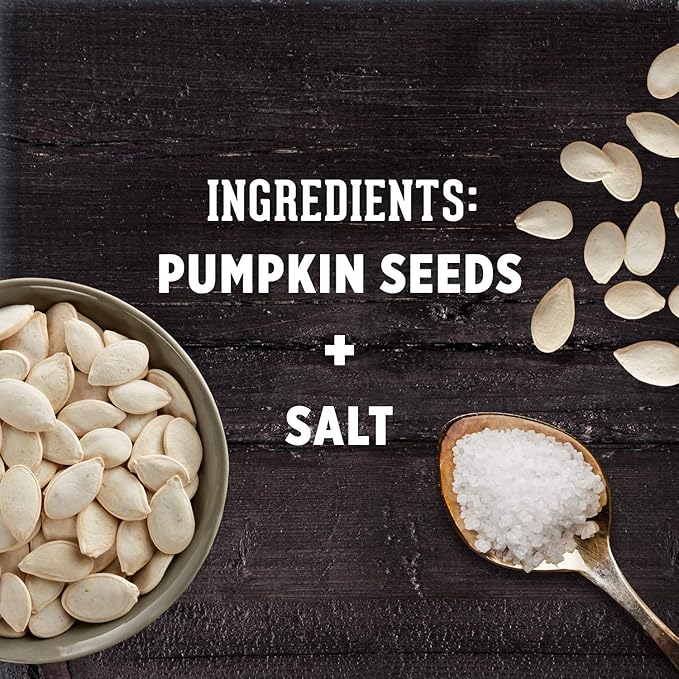 DAVID Roasted and Salted Pumpkin Seeds, 2.25 oz, 12 Pack