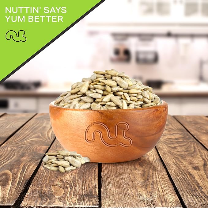 NUT CRAVINGS - Raw Sunflower Seeds Kernels to eat, Unsalted, Shelled Hulled, (16oz - 1 LB) Bulk