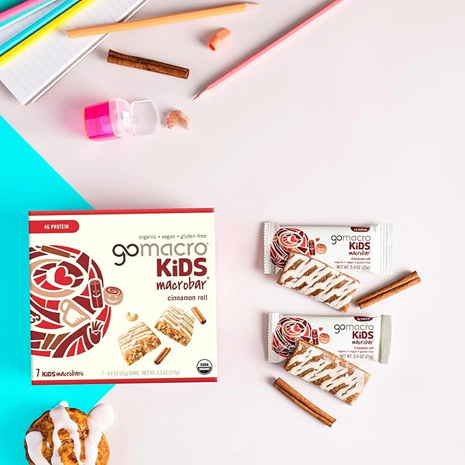 GoMacro Kids MacroBar ??5 Flavor Assortment - (0.90 Ounce Bars, 28 Count)