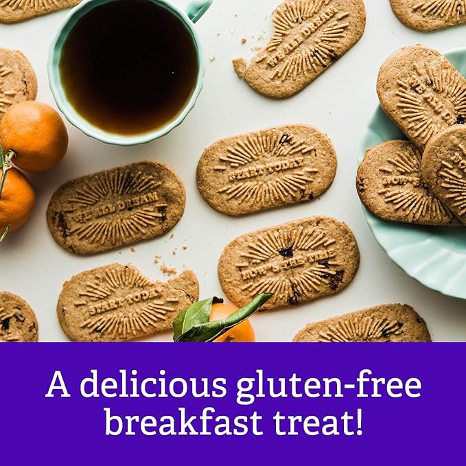 Goodie Girl, Blueberry Breakfast Biscuits | 16 Packs | Gluten Free | Plant Based | Peanut Free |