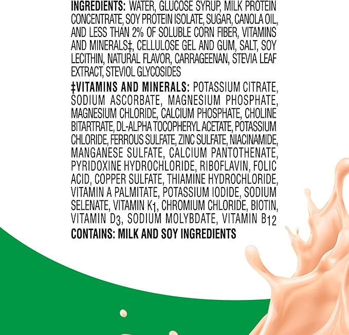 BOOST High Protein with Fiber Ready to Drink Complete Nutritional Drink, Very Vanilla, 8 fl oz