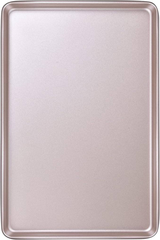 0.8mm 17-Inch Half Sheet Baking Pans,0.8mm Durable Non-Stick Carbon Steel Baking Sheet for