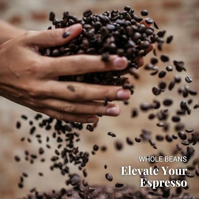 Caffe Vergnano 1882 Antica Bottega Whole Bean Arabica Medium Roast Espresso - Italian Coffee Beans