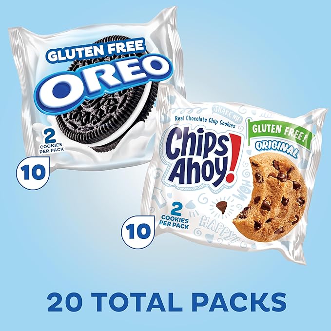 OREO Chocolate Sandwich Cookies & CHIPS AHOY! Chocolate Chip Cookies Gluten Free Cookies Variety