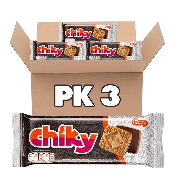 Chiky Chocolate Fudge Cookies, Crunchy & Sweet, Smooth Cream Center, Crispy Texture That Melts In