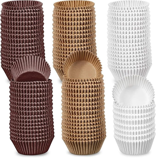 Zonon 1000 Counts Cupcake Liners for Baking Liners Paper Cupcake Wrappers Bulk Cup Cake Cases