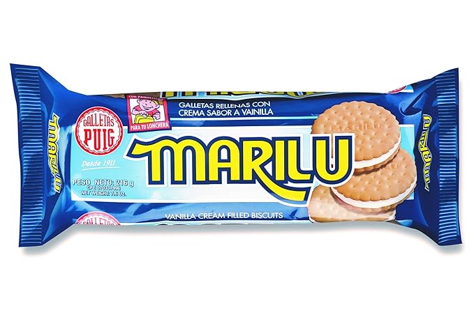 Two Pack Galletas Marilu De Vainilla 216 gr/ 7.6 Oz